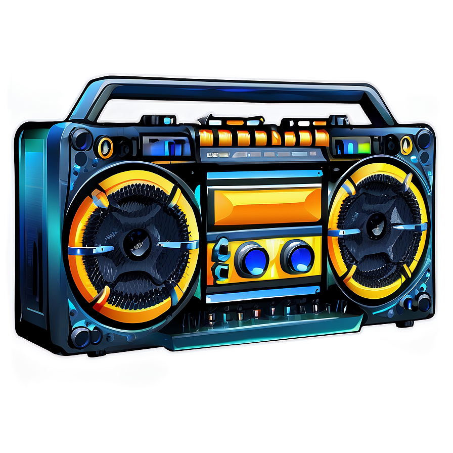 Download Boombox With Remote Control Png Qnt72 | Wallpapers.com