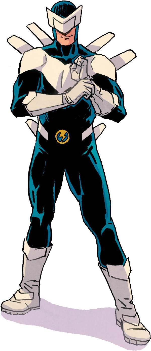 Boomerang Superhero Pose PNG