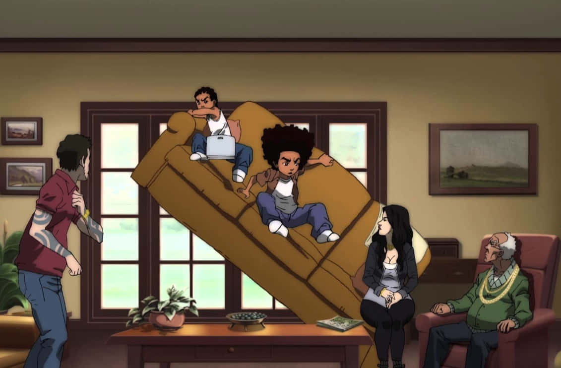 Spice up your device with this fun background from The Boondocks.