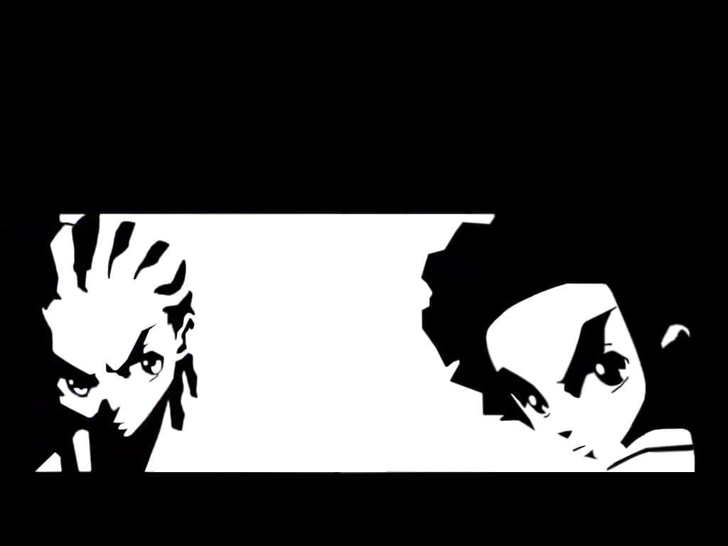 Boondocks Characters Silhouette Art Wallpaper