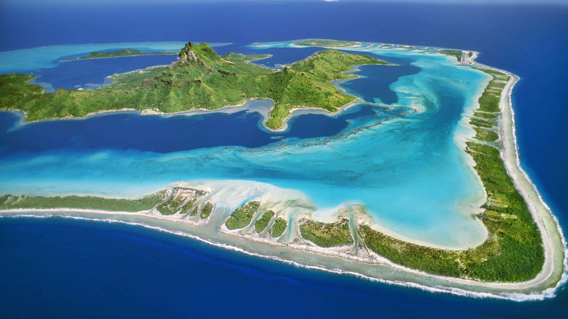 Paradise on Earth - Bora Bora" Wallpaper