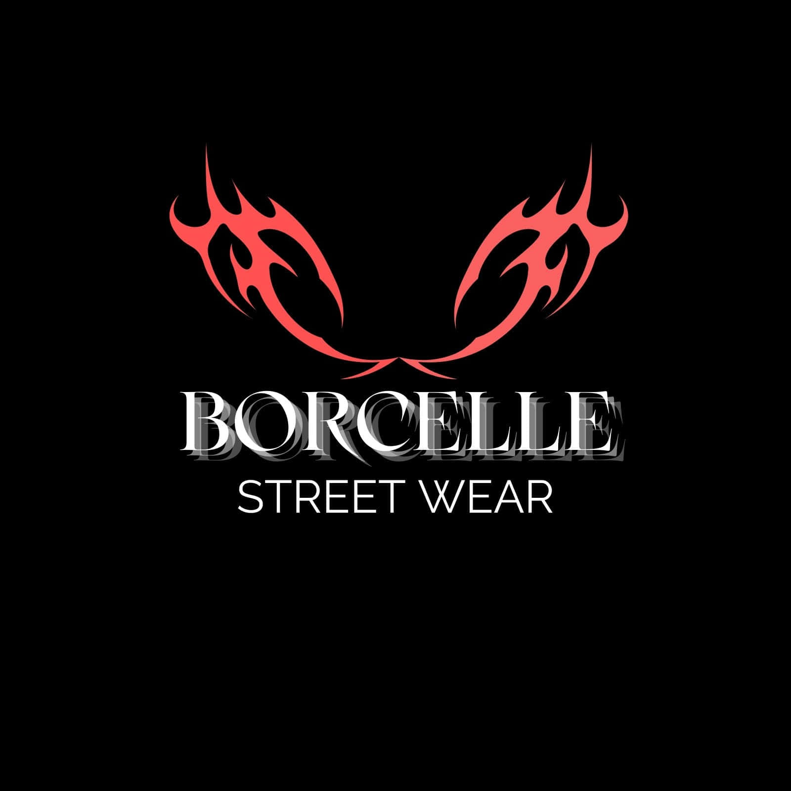 Borcelle Streetwear Logo Flame Design Wallpaper