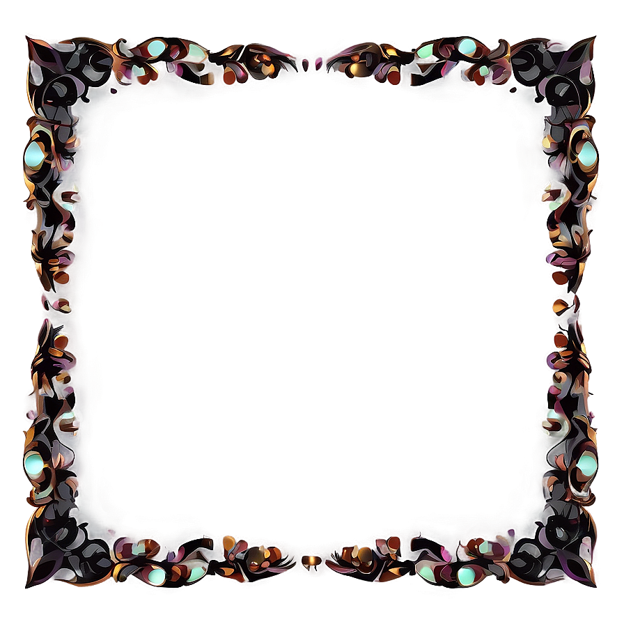 Border Frame Design Png 06262024 PNG