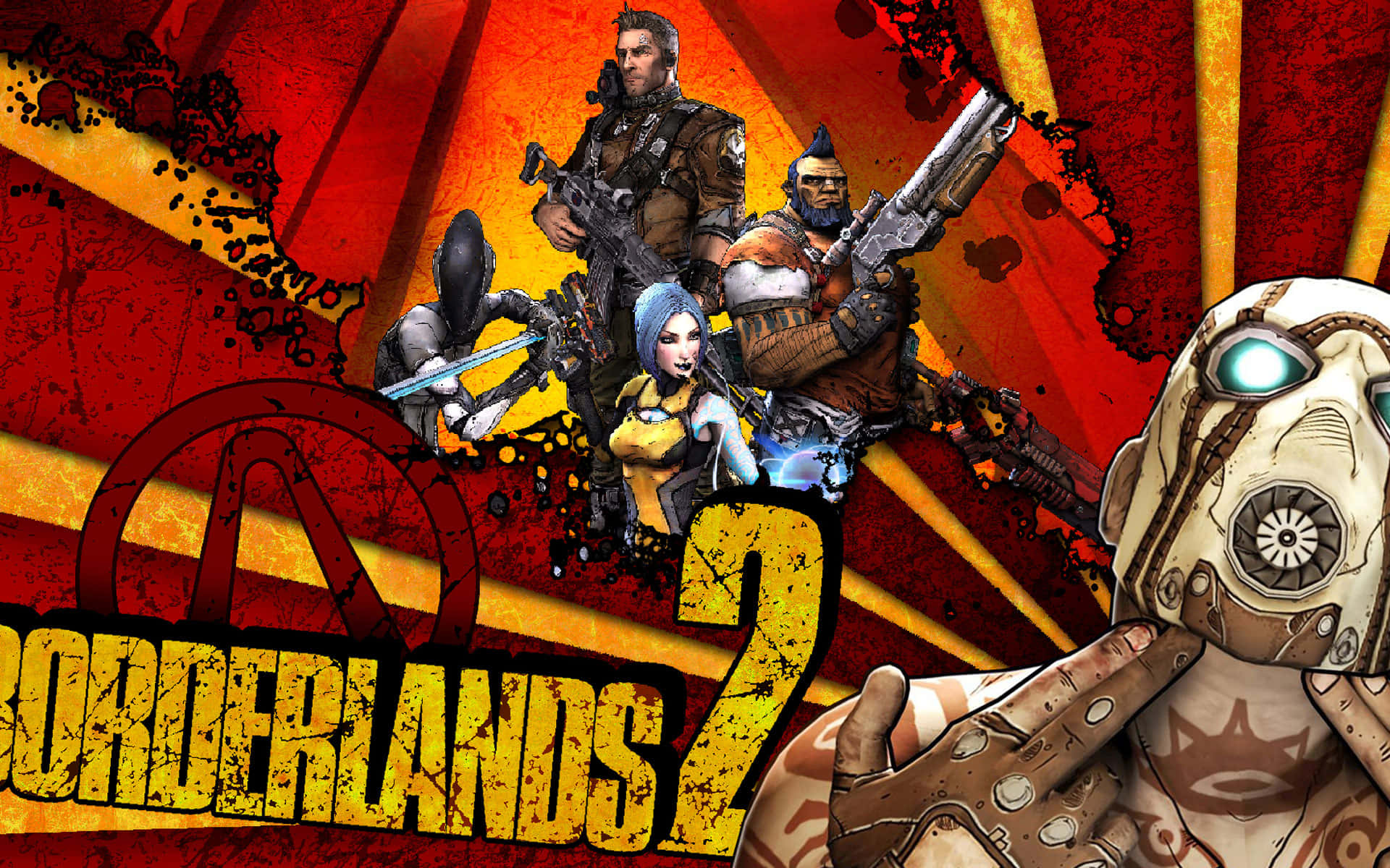 Intriguing Borderlands Wallpaper with Unique Characters