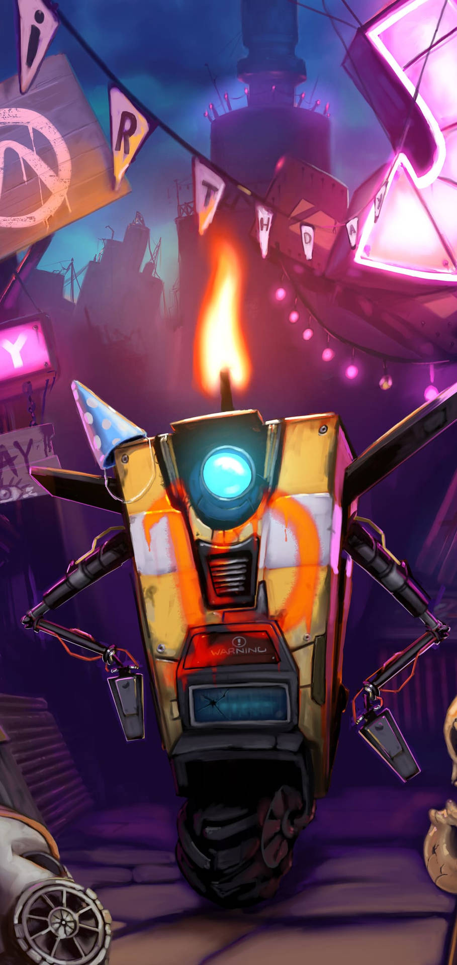 Take on the challenges ahead with the new Borderlands iPhone Wallpaper