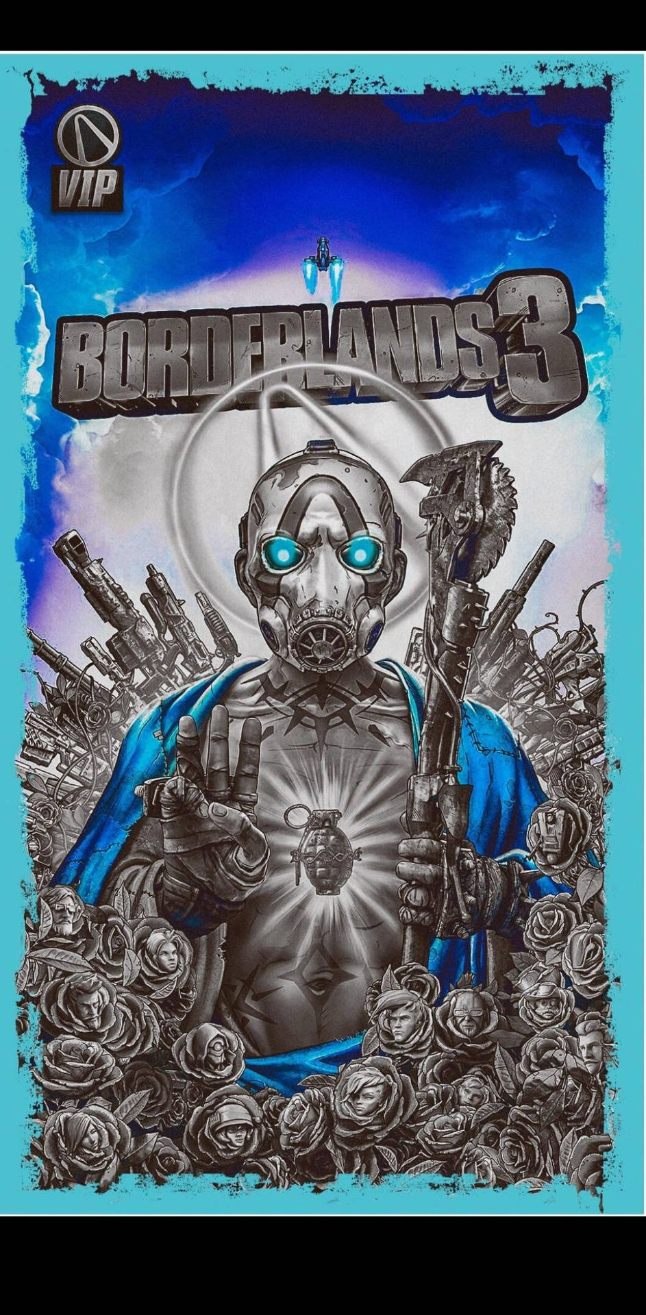 Explore the imaginative world of Borderlands like never before with the new Borderlands iPhone Wallpaper