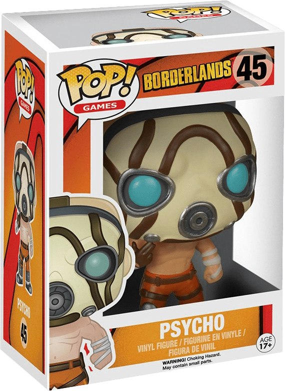 Borderlands Psycho Pop Vinyl Figure45 PNG