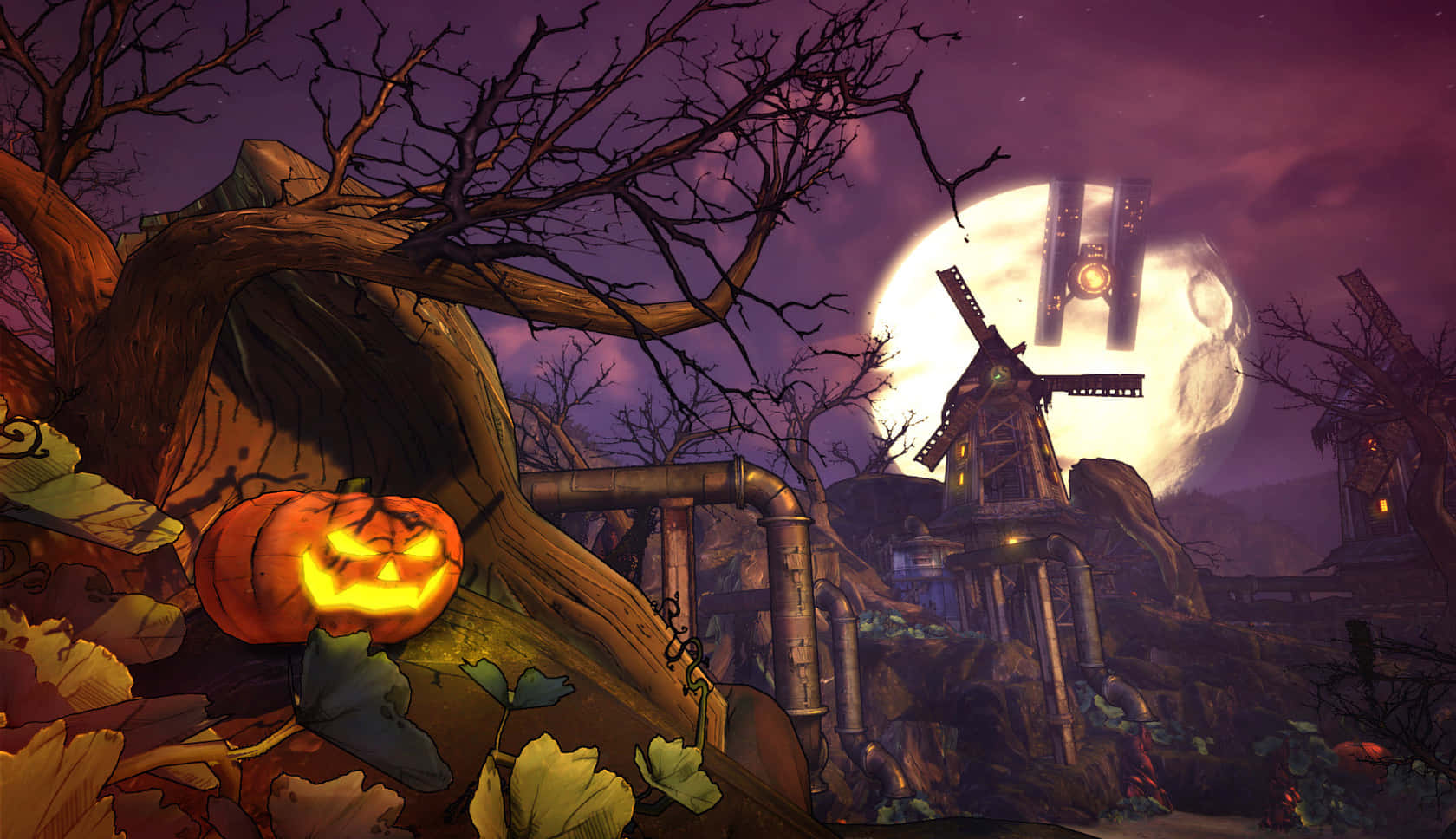 Tema Halloween Borderlands2 Wallpaper