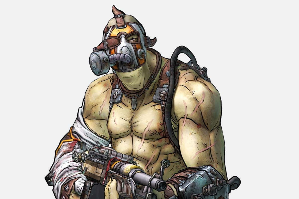 Borderlands2 Seni Karakter Psycho Wallpaper