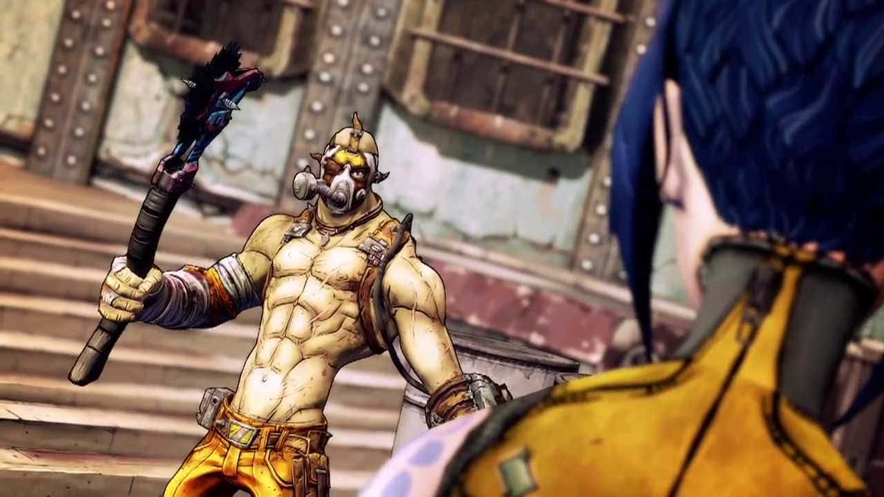 Serangan Melee Psycho Borderlands2 Wallpaper