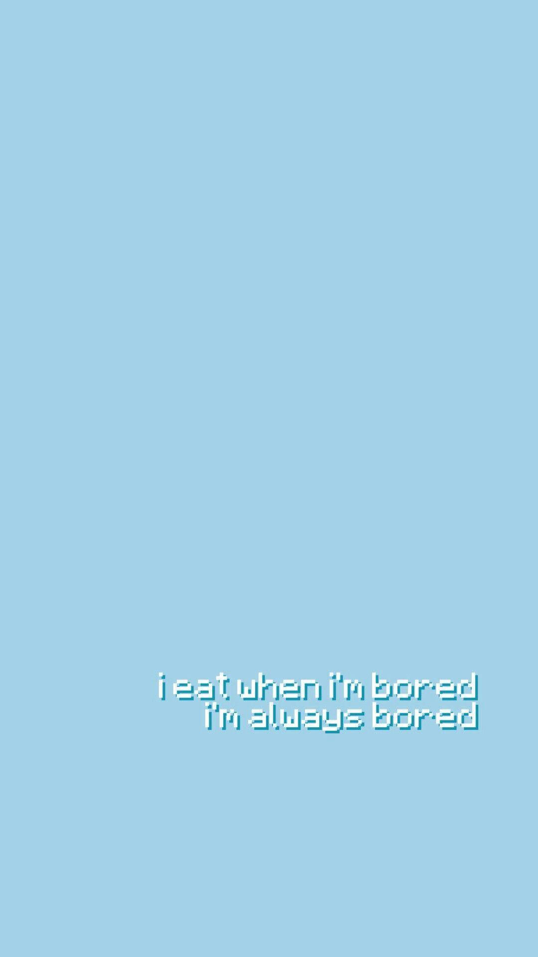 Download Bored Aesthetic Baby Blue Wallpaper | Wallpapers.com