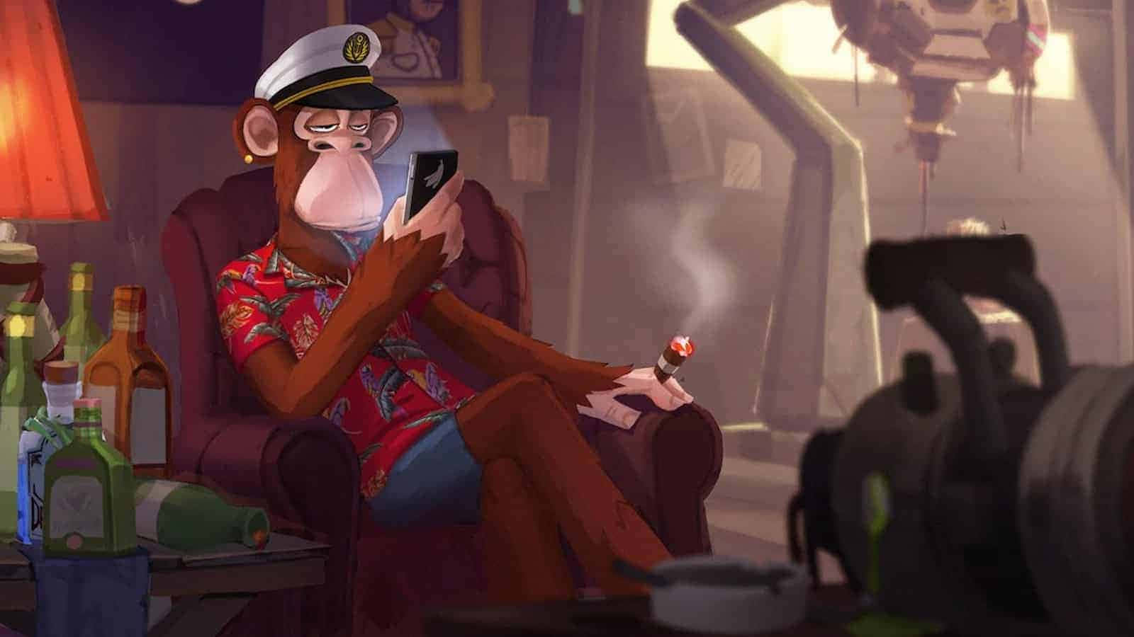 "Set sail with the Bored Ape Yacht Club!" Wallpaper