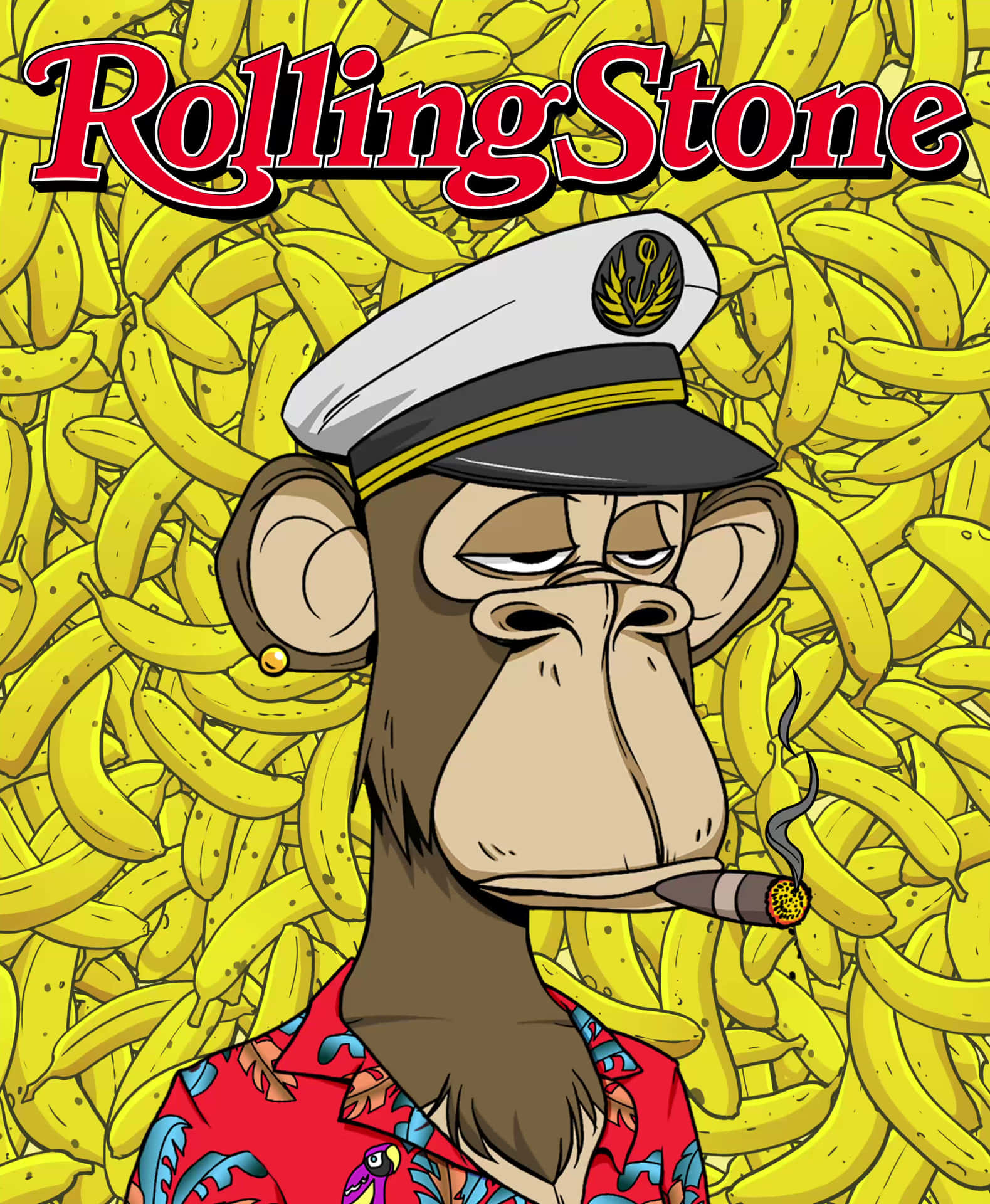 Bored Ape Yacht Club Rolling Stone Background