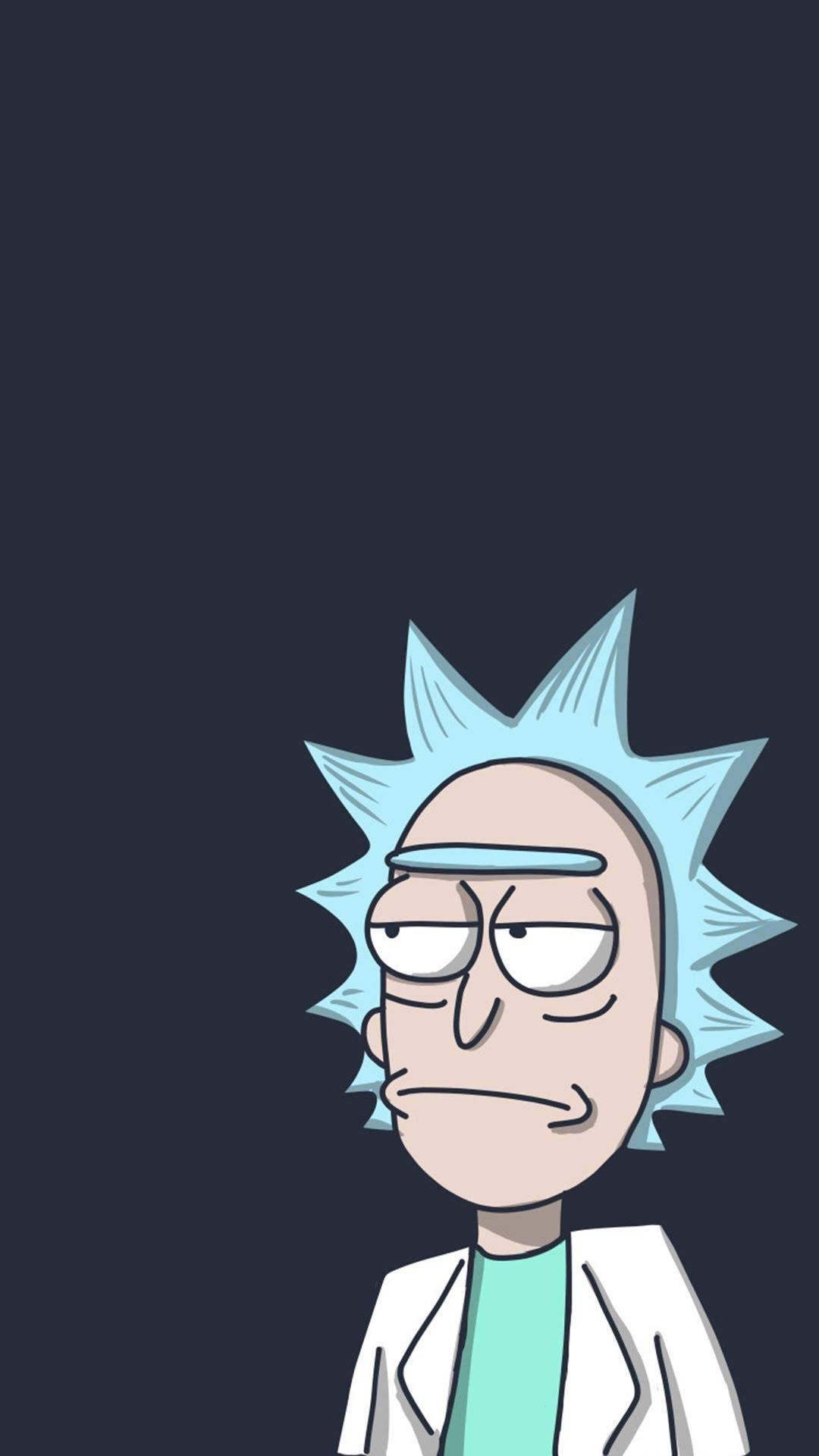 Bored Rick And Morty Iphone Wallpaper