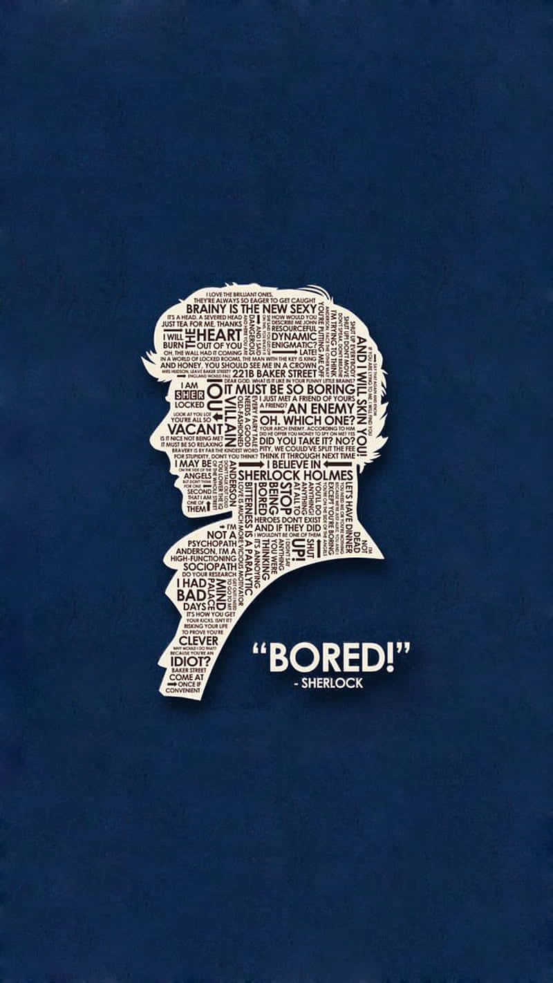 Bored - Sherlock Wallpaper