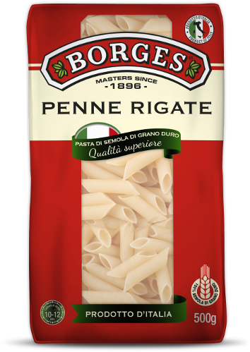 Borges Penne Rigate Pasta Package500g PNG