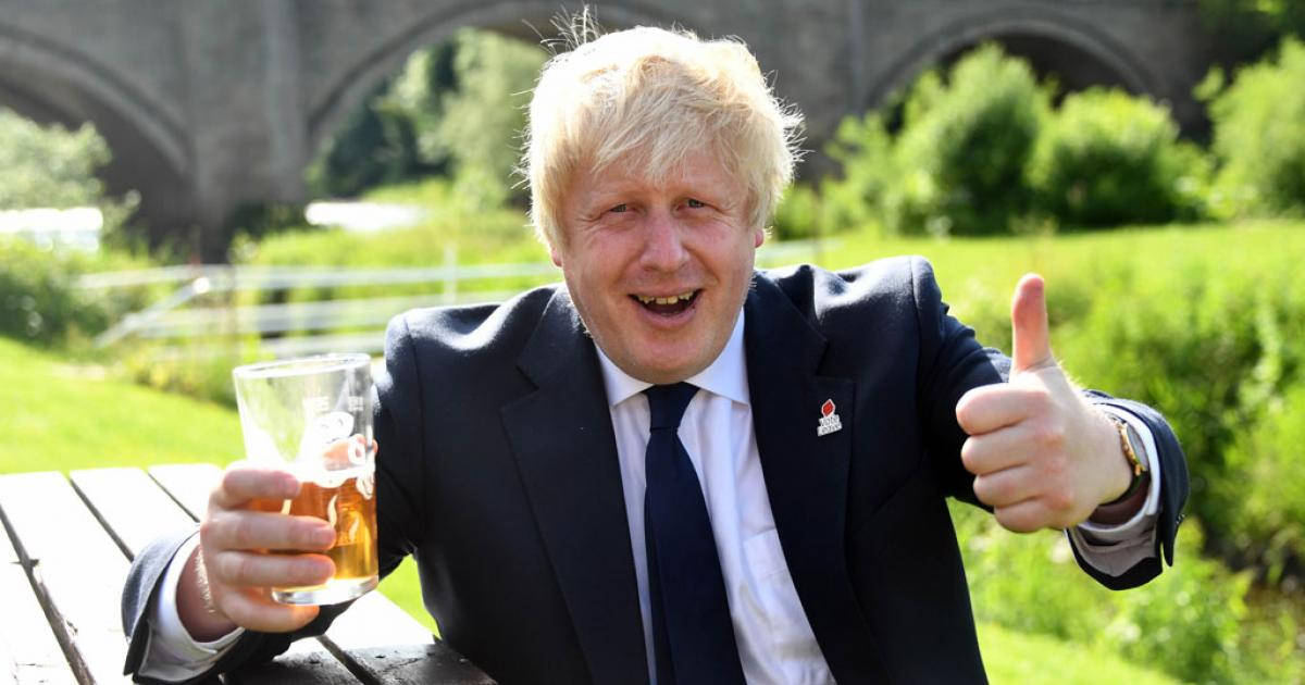 Boris Johnson Thumbs Up Wallpaper