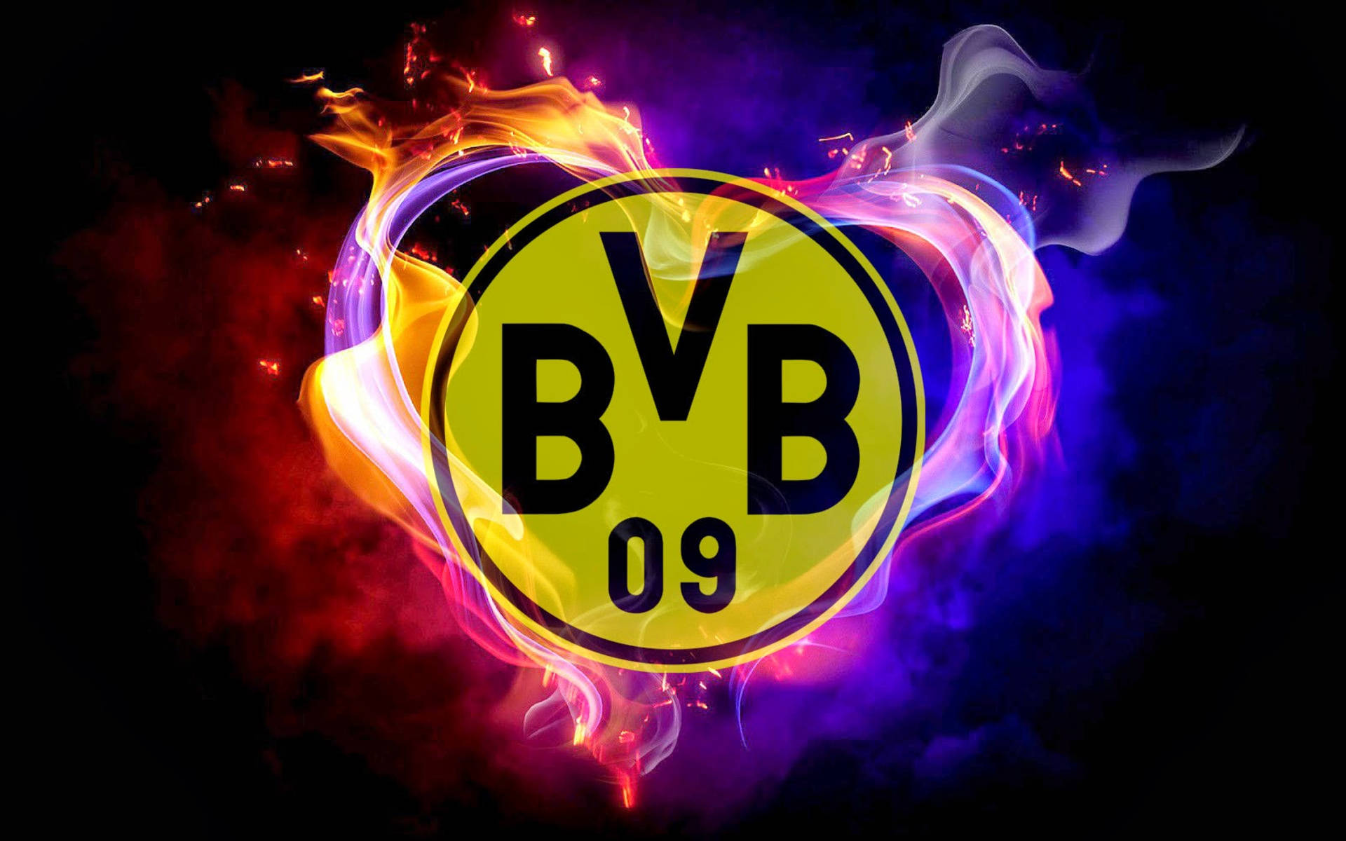 Borussia Dortmund Logo Art Wallpaper