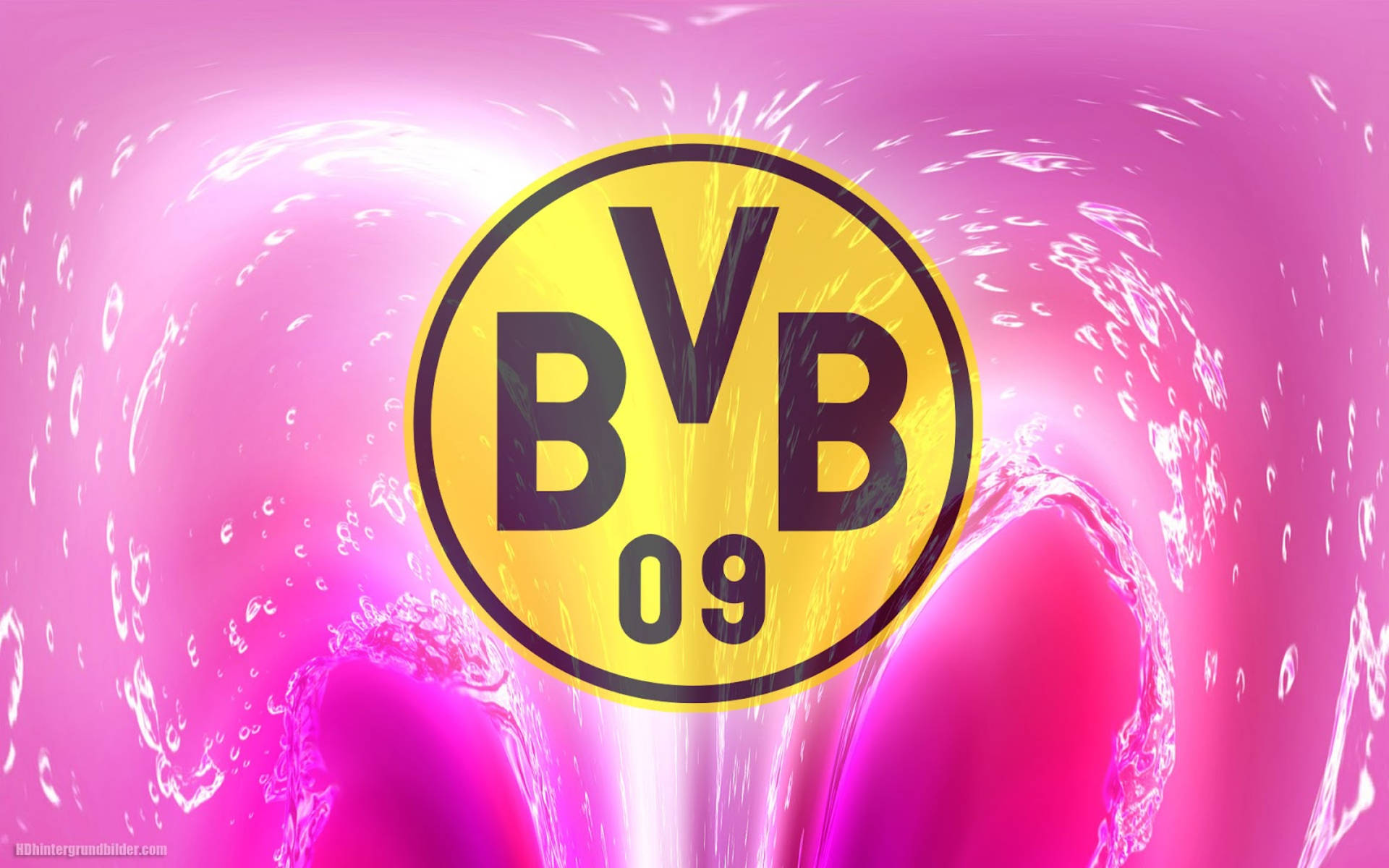 Borussia Dortmund Pink Fountain Wallpaper