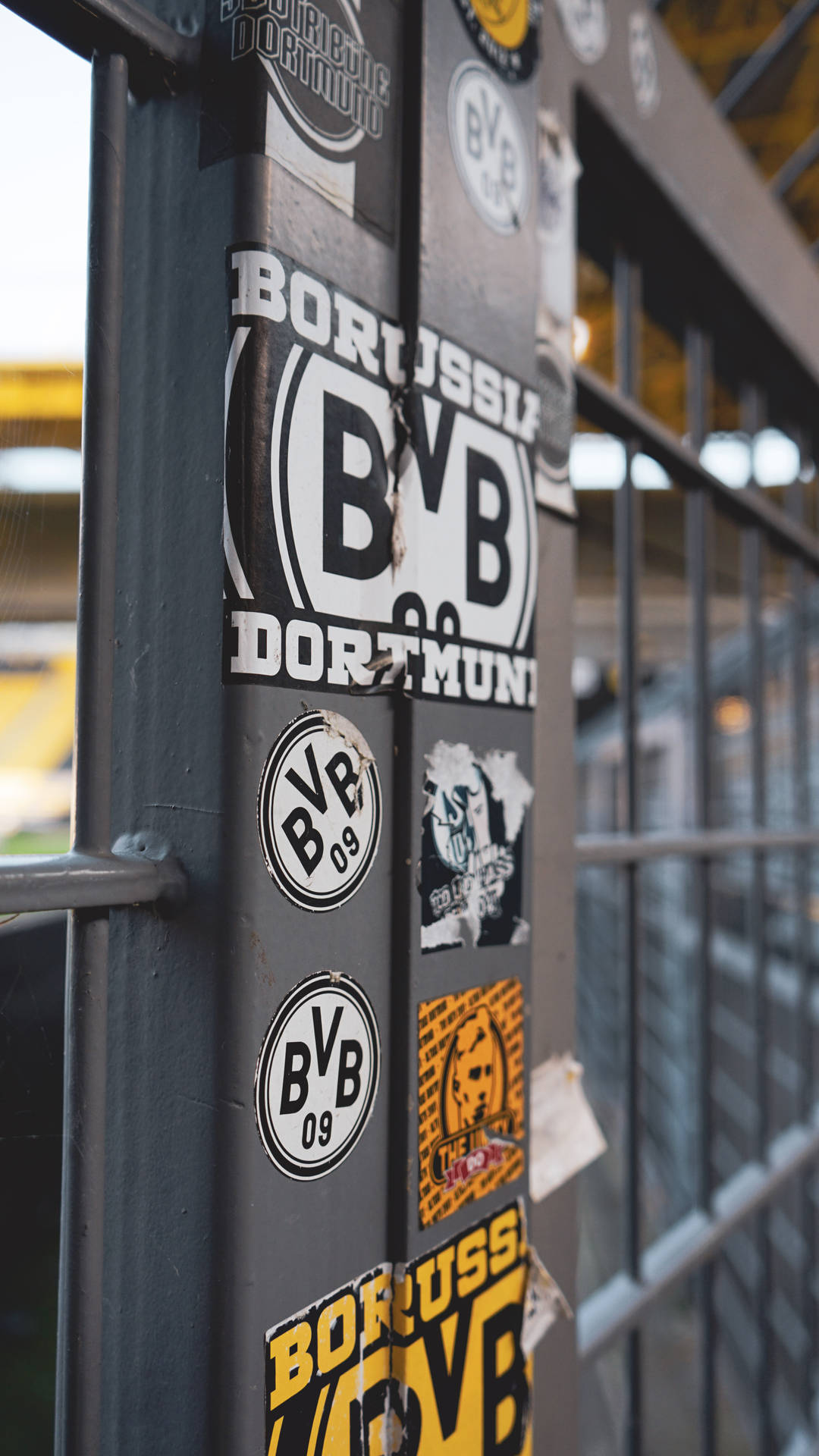 Borussia Dortmund Stickers Wallpaper