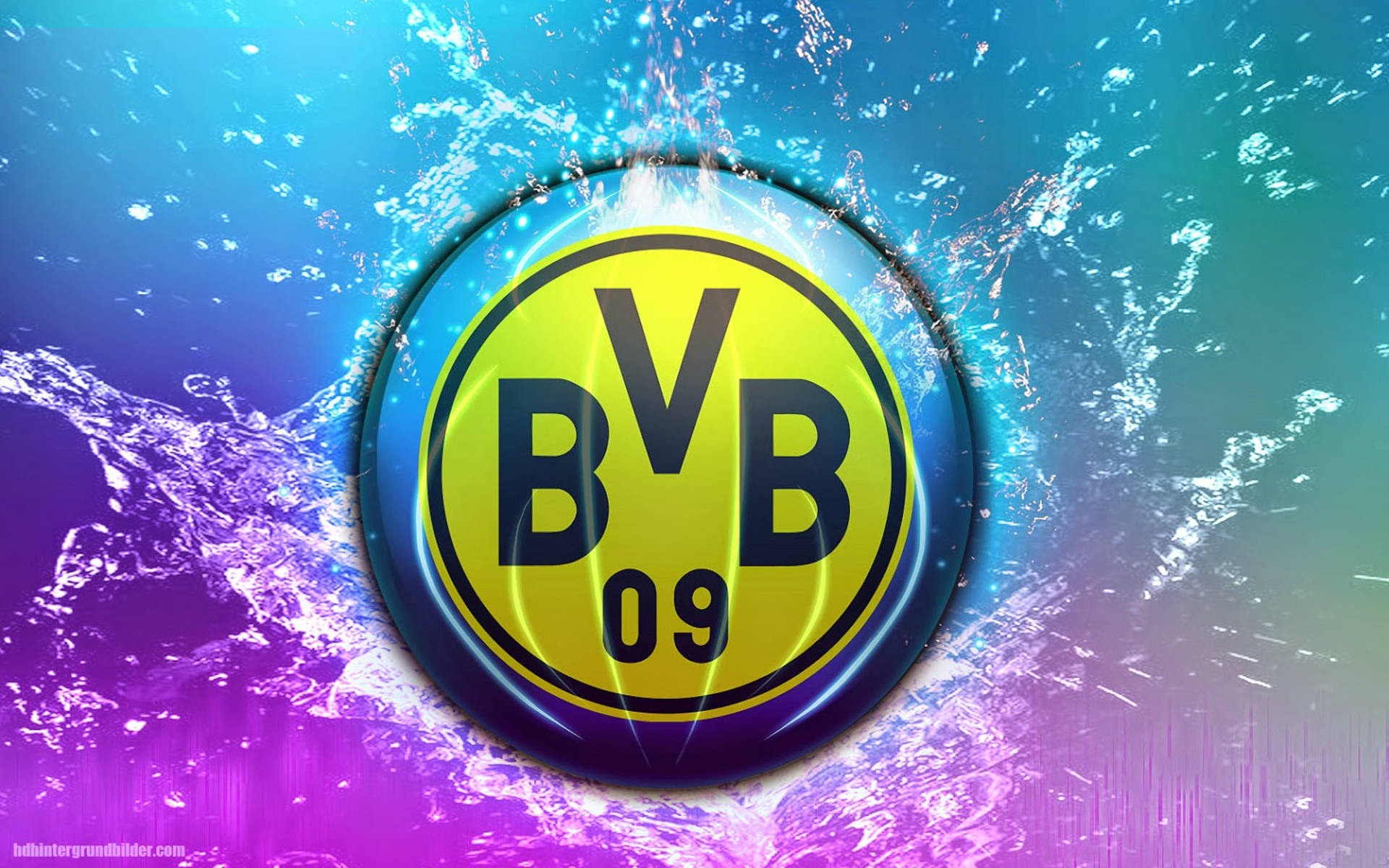 Borussia Dortmund Water Splash Wallpaper