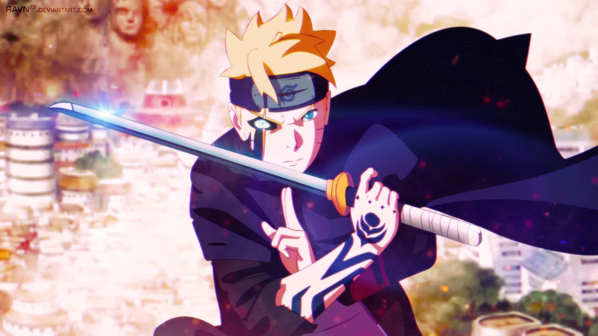 Naruto Uzumaki's son, Boruto fights for justice in Boruto: Naruto Next Generations Wallpaper