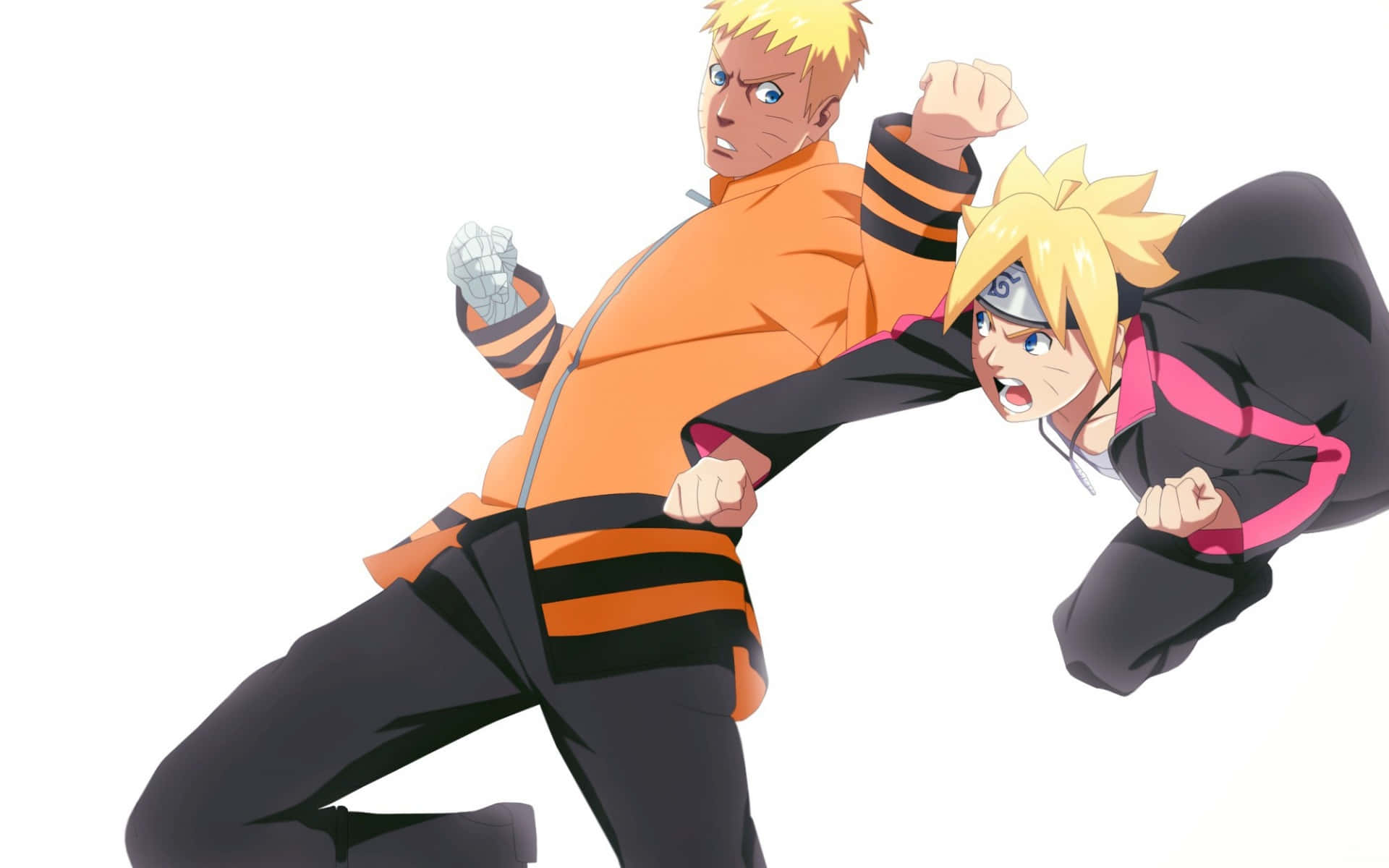 Naruto and Boruto face the new challenge of the next generation Wallpaper