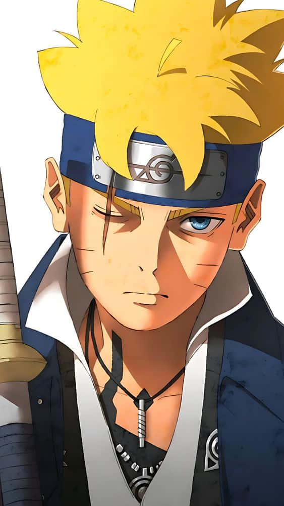 Download Boruto Uzumaki Borushiki Form Wallpaper | Wallpapers.com