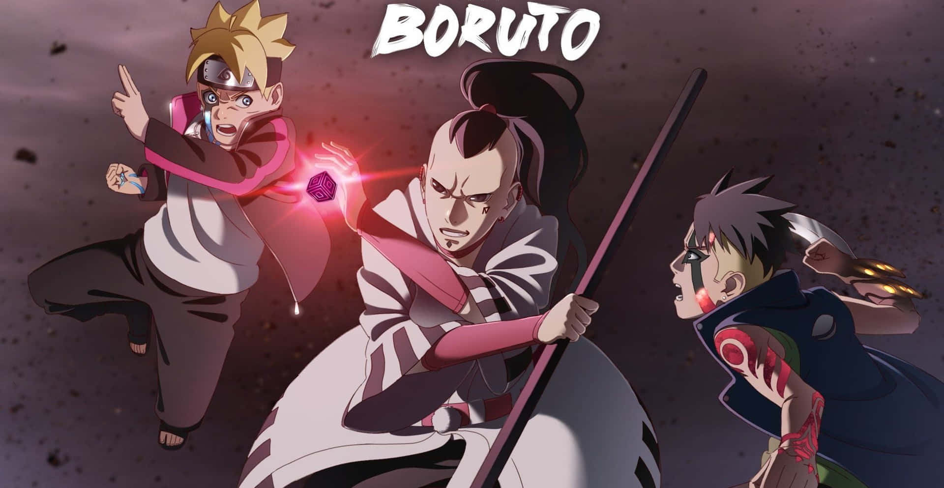 Download Intense Battle Between Boruto and Kawaki Wallpaper