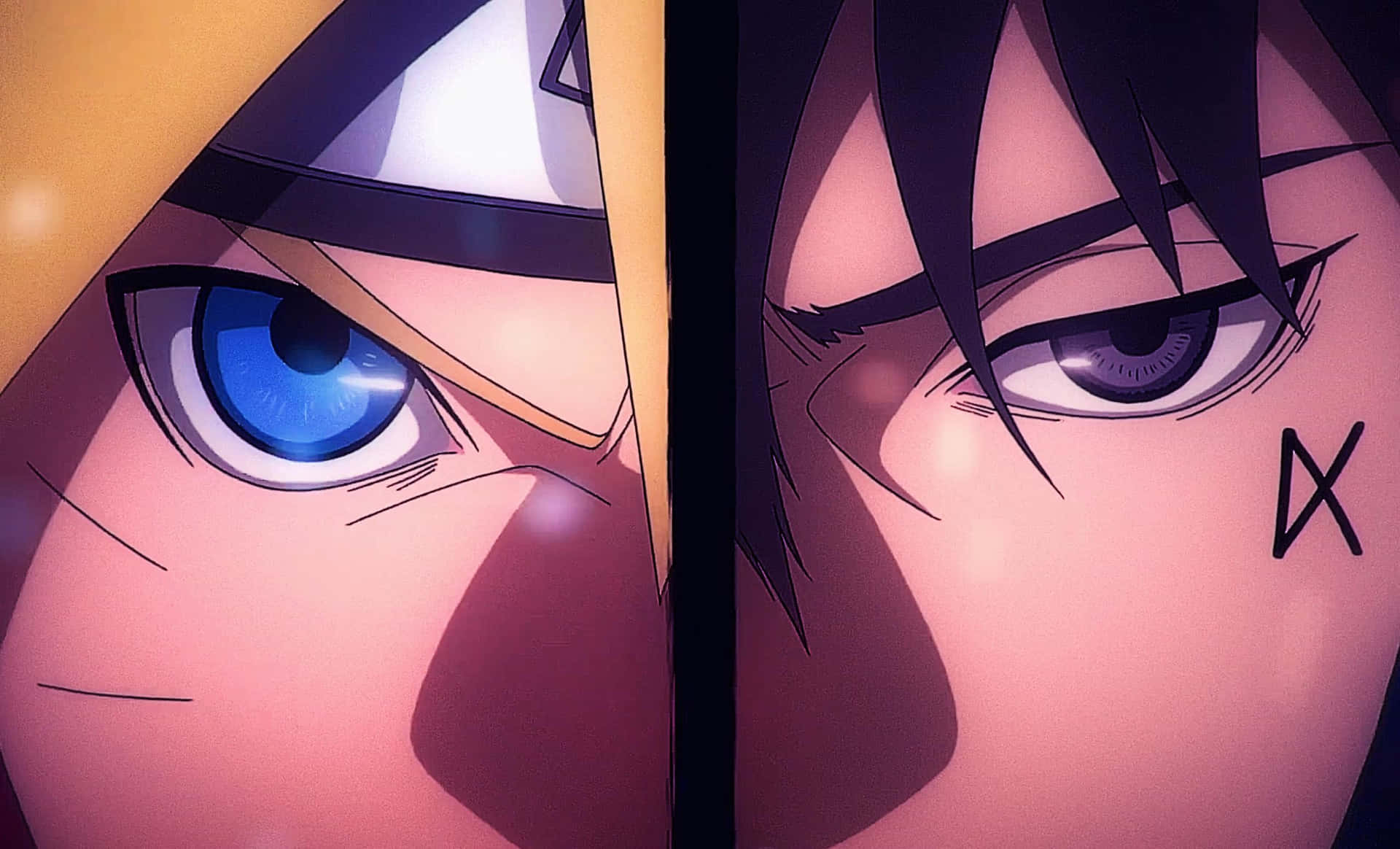 Epic Showdown: Boruto vs Kawaki Wallpaper