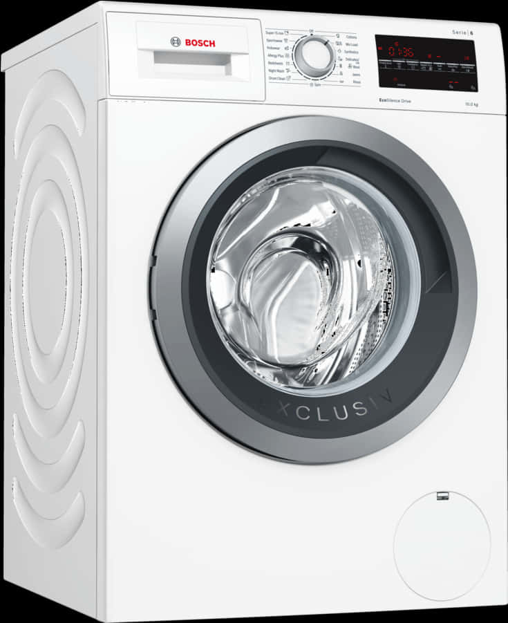 Bosch Front Load Washing Machine PNG