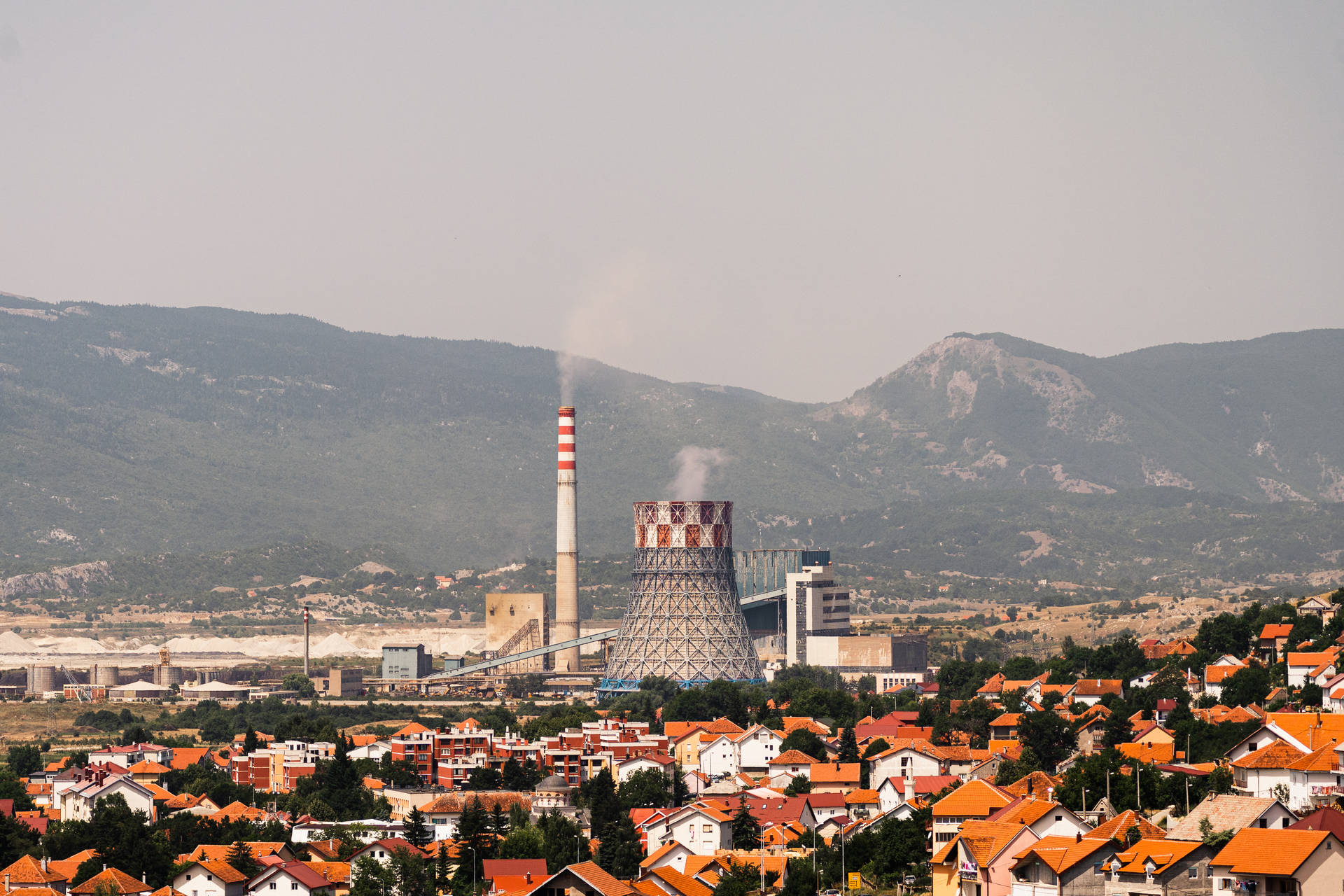 Bosnia And Herzegovina Termoelektrana Gacko Wallpaper