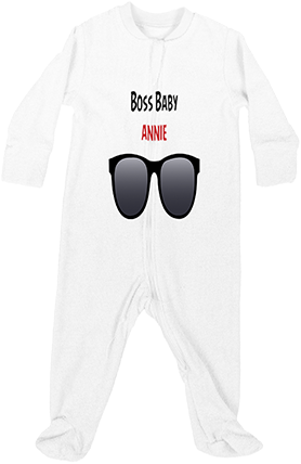 Boss Baby Annie Onesie PNG