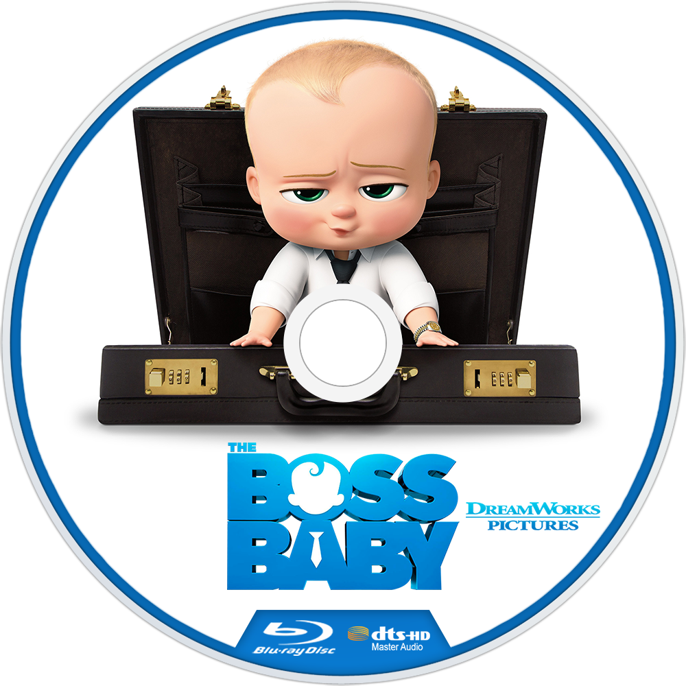 Boss Baby Blu Ray Cover Art PNG