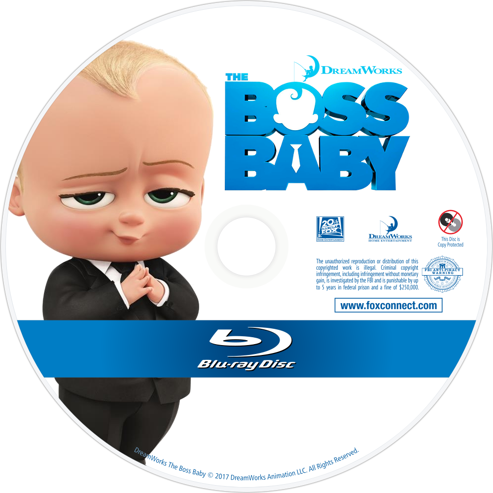 Boss Baby Bluray Disc PNG
