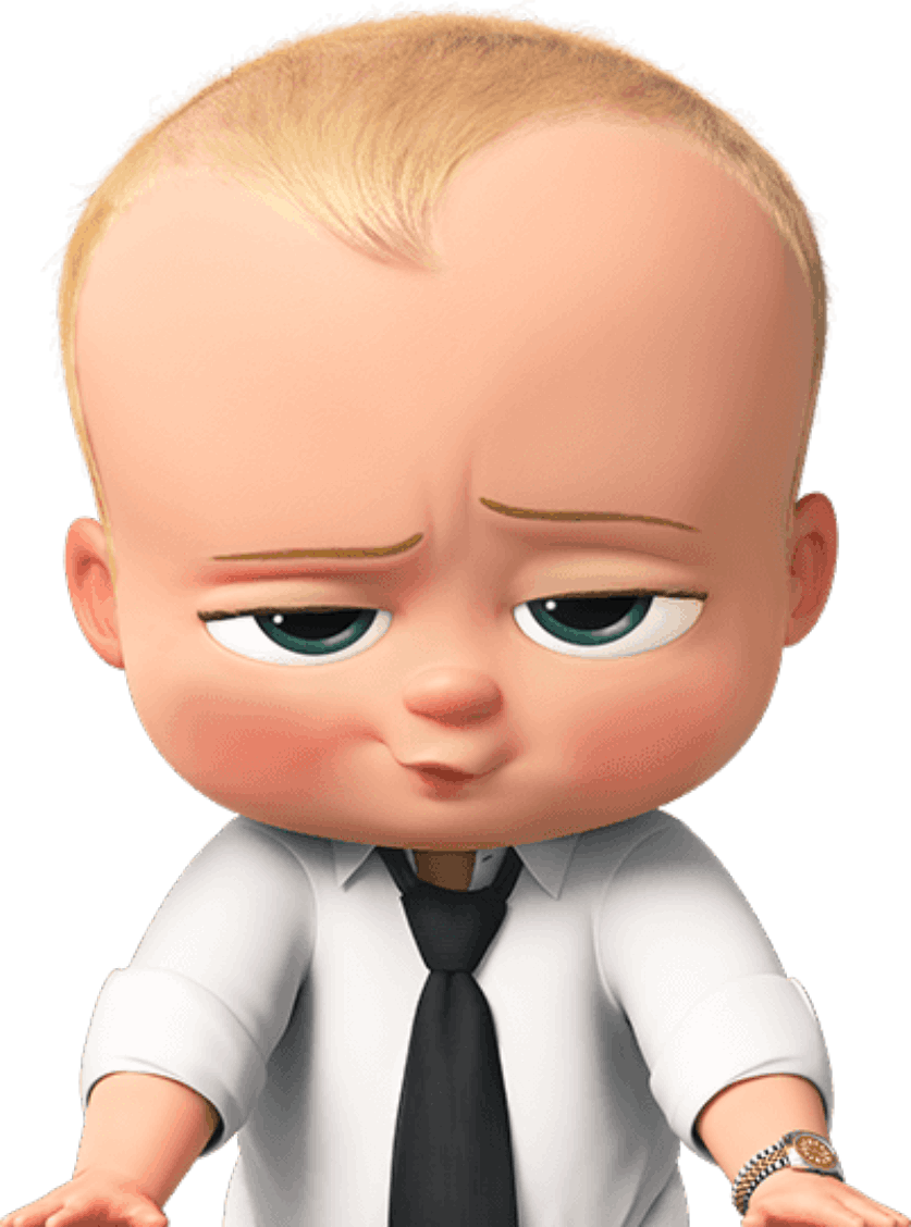 Download Boss Baby Character Portrait | Wallpapers.com