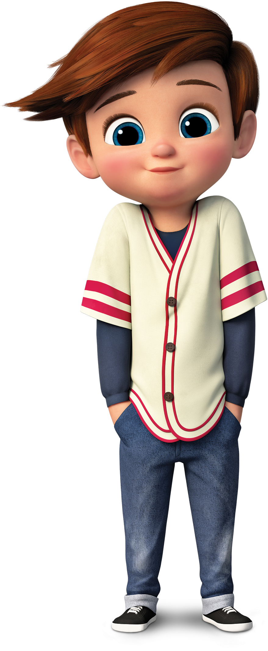 Boss Baby Character Standing PNG