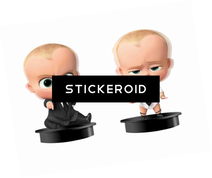 Boss Baby Figurines_ Dual Expressions PNG