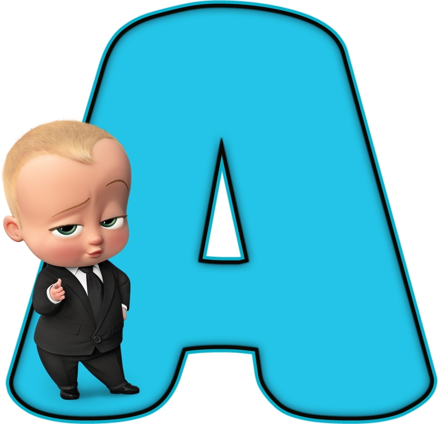 Download Boss Baby Letter A | Wallpapers.com