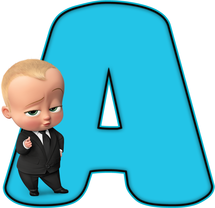 Boss Baby Letter A PNG