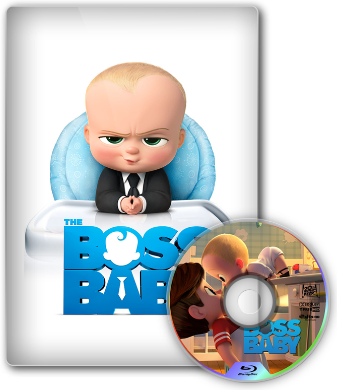 Boss Baby Movie D V D Cover Art PNG