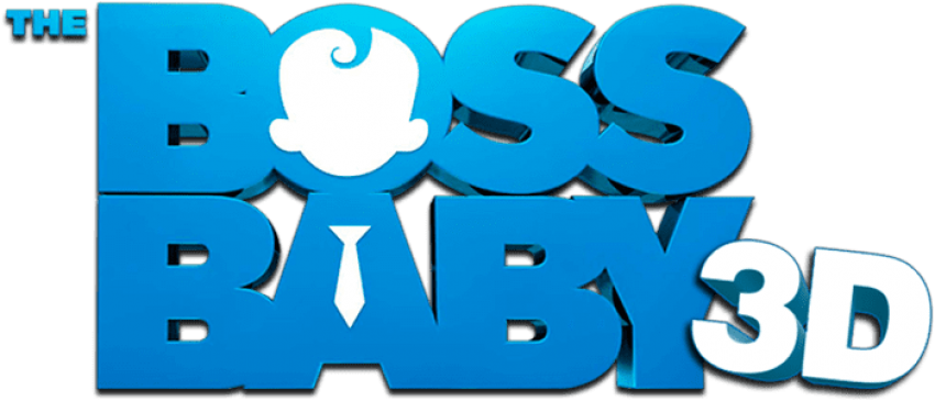 Boss Baby3 D Logo PNG