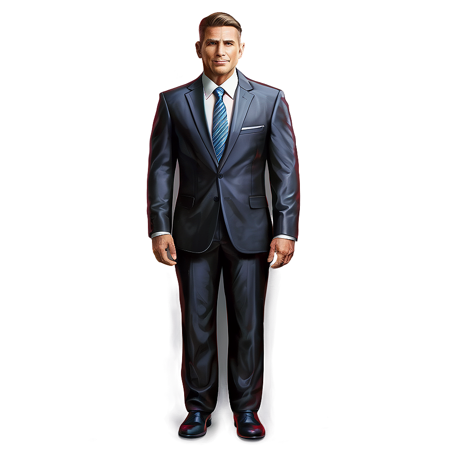 Boss In Suit Vector Png 06242024 PNG