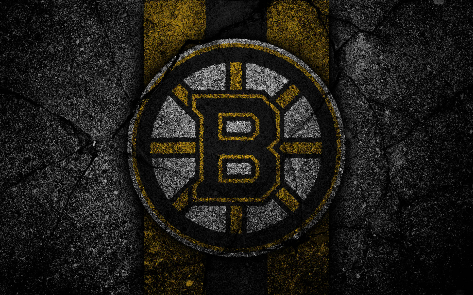 Boston Bruins Asphalt Wallpaper