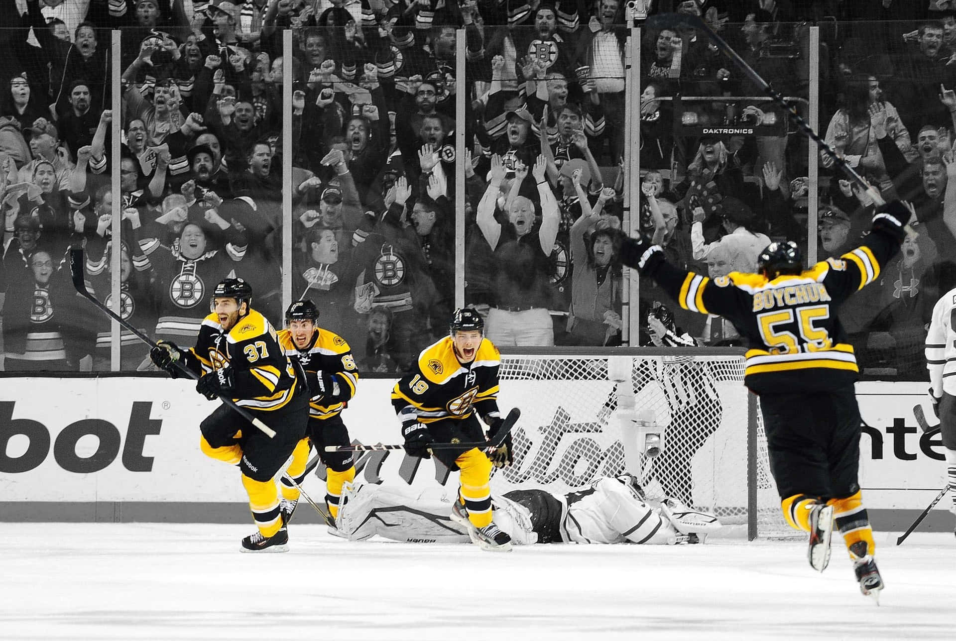 The Boston Bruins – Taking the ice in style