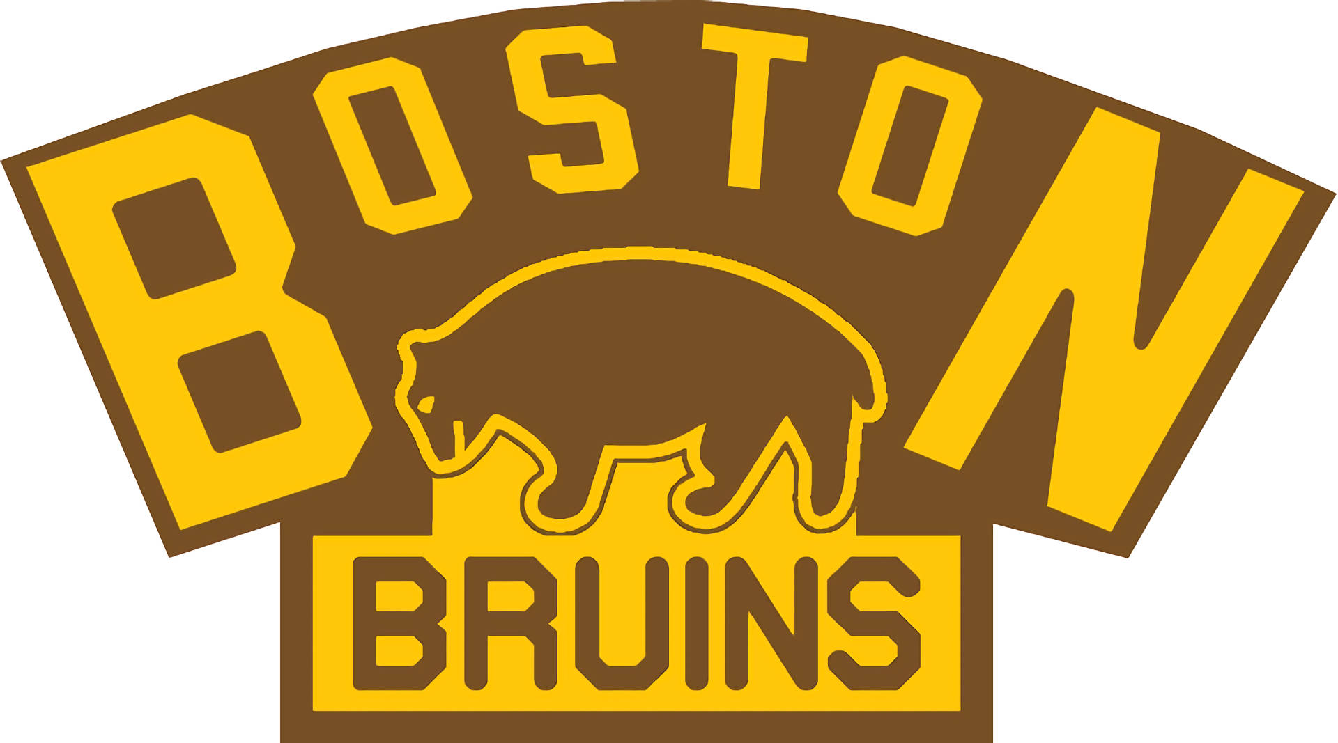 Boston Bruins Bear Brown Wallpaper