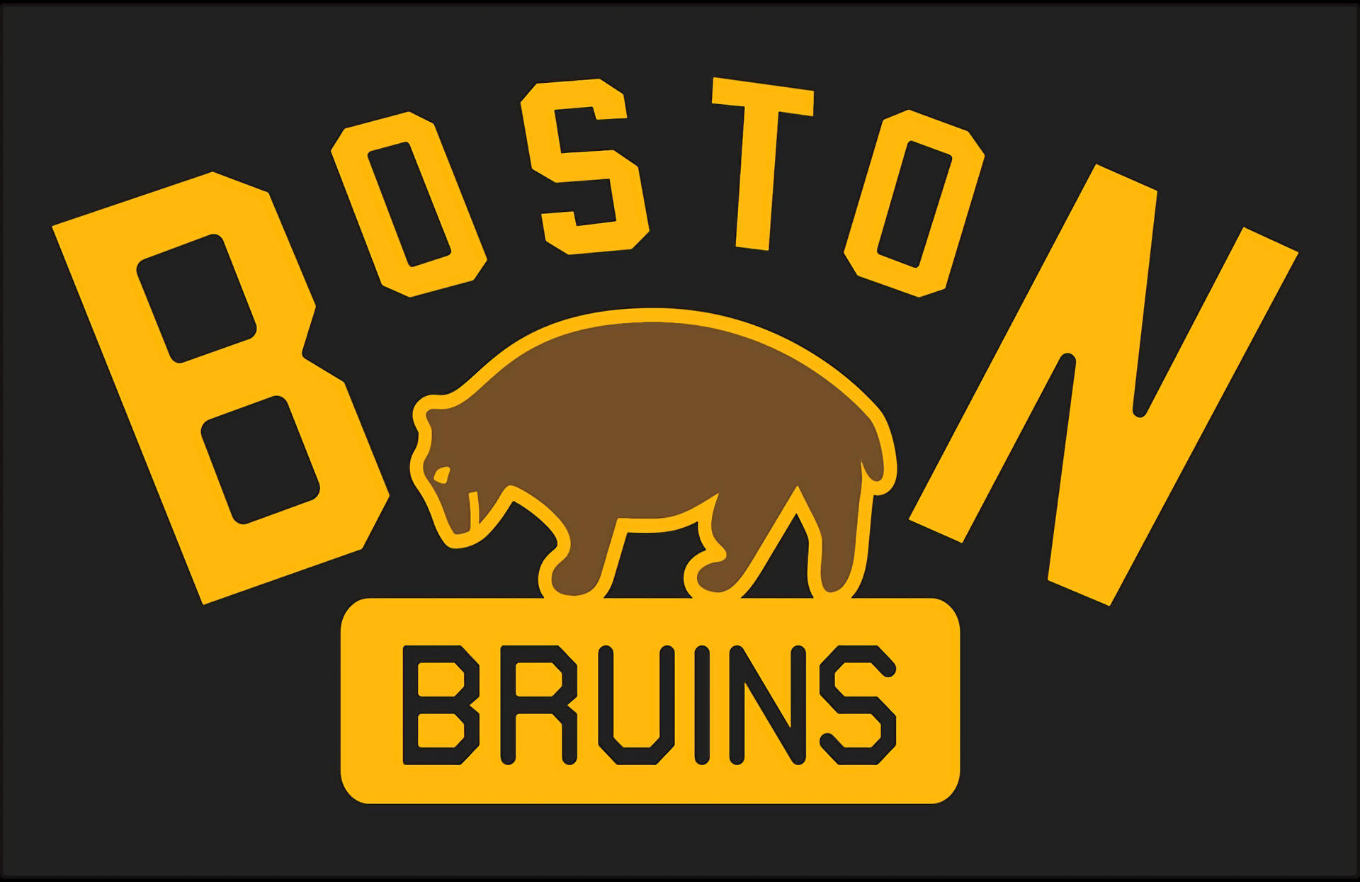 Majestic Boston Bruins Logo Wallpaper
