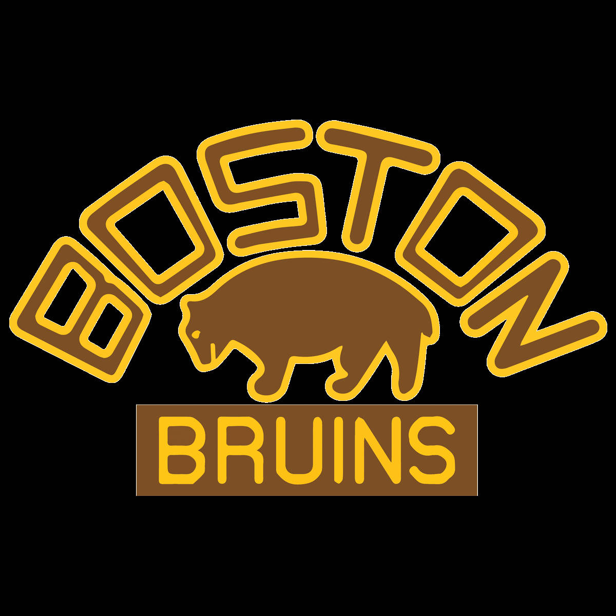 Officielllogotyp För Boston Bruins. Wallpaper