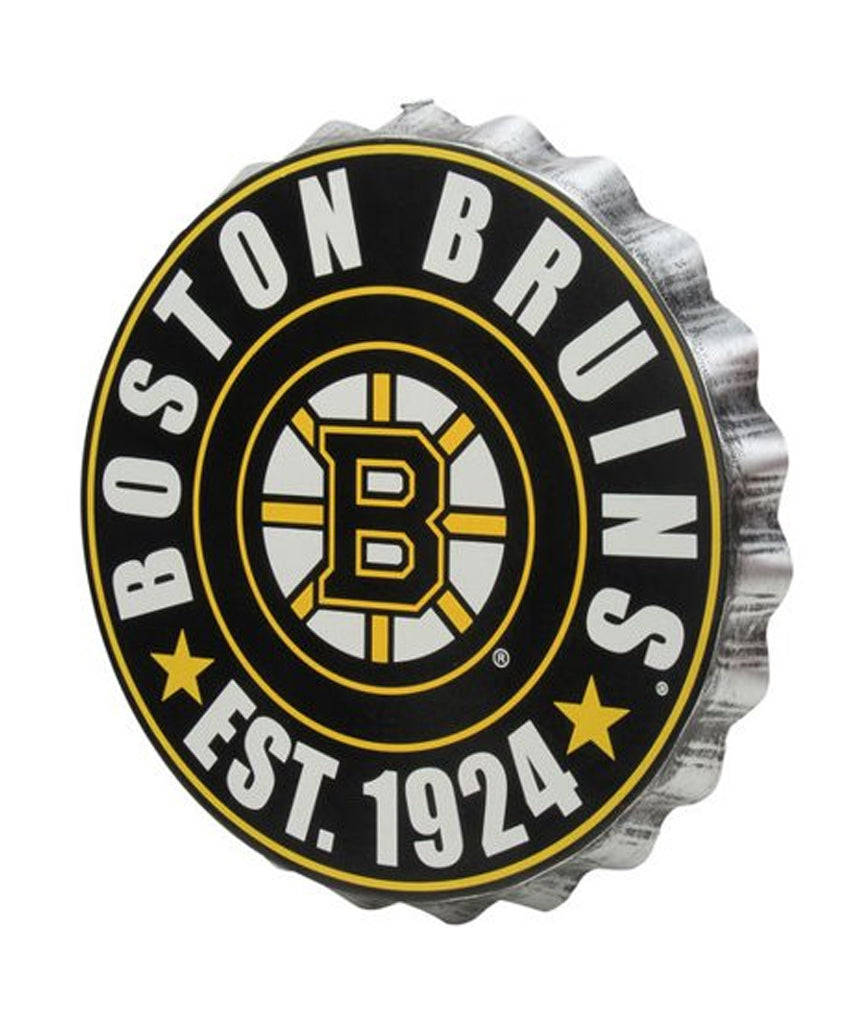 Det klassiske Boston Bruins Logo Wallpaper