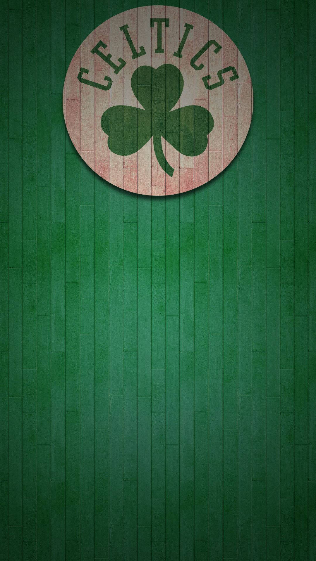 Boston Celtics In Wood Wallpaper